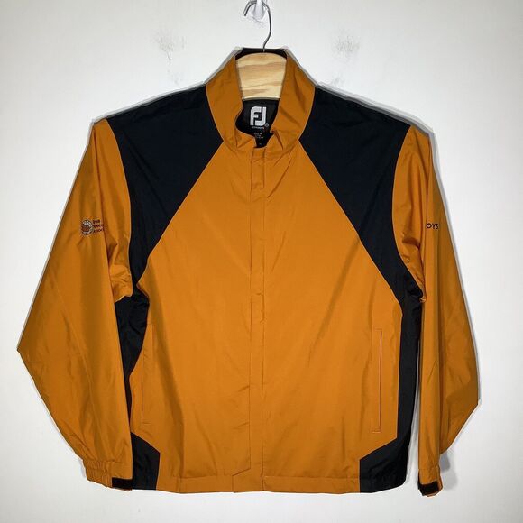 Footjoy FJ Mens Dry Joys Long Sleeve Full Zip Windbreaker Rain Jacket Size XL - Picture 2 of 14